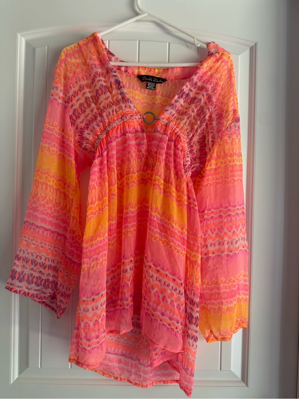 V-Neck Women's Blouse